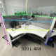 STEEL CASE WORKSTATIONS in Zigzag Design