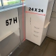 WHITE STORAGE CABINET