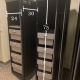 BLACK STORAGE 30x24x75 CABINET
