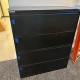 BLACK 4-DRAWER FILE CABINET