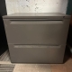 GREY 2-DRAWER LATERAL FILE CABINET