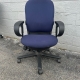 BLUE ARMED MOVABLE CHAIR