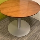 WALNUT ROUND BREAKROOM TABLE