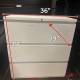 WHITE 3-DRAWER FILE CABINET