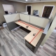 HERMAN MILLER 8x4 DESK CUBICLE WORKSTATION