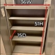 HERMAN MILLER SILVER METAL BOOKSHELVES