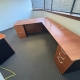 CHERRY WOOD L-DESK