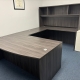 EXECUTIVE DESK WITH HUTCH