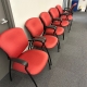 RED WAITING ROOM CHAIRS