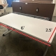 WHITE ROLLABLE FOLDABLE LARGE TRAINING NESTING TABLE 6X2.5'